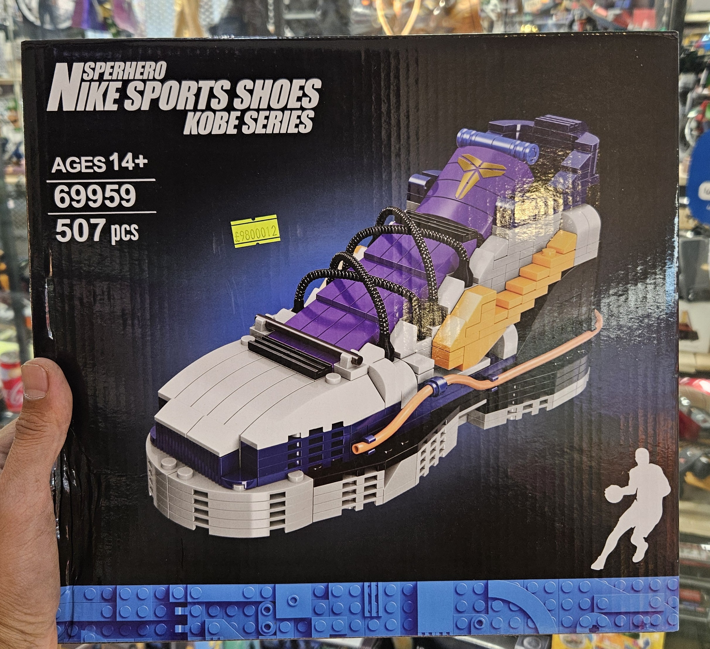 لگو کتونی نایک ایرجردن کوبی برایانت 507 قطعه مدل 69959