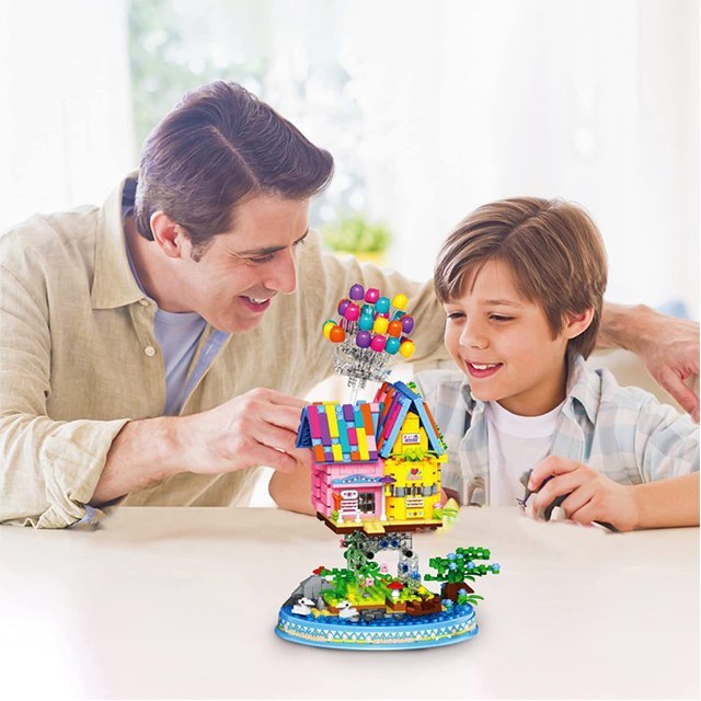 لگو دیزنی انیمیشن آپ کلبه بادکنکی بالا 998 قطعه مدل Disney Up 55039