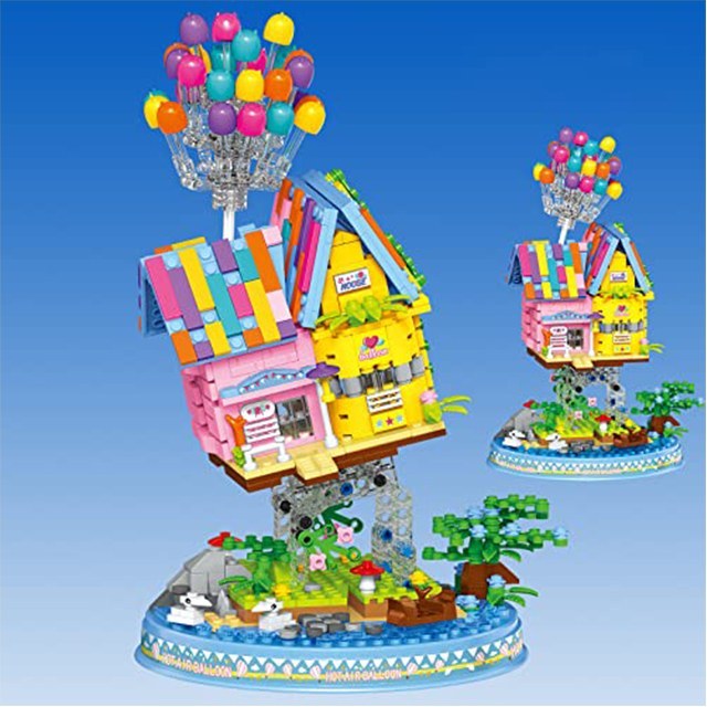 لگو دیزنی انیمیشن آپ کلبه بادکنکی بالا 998 قطعه مدل Disney Up 55039