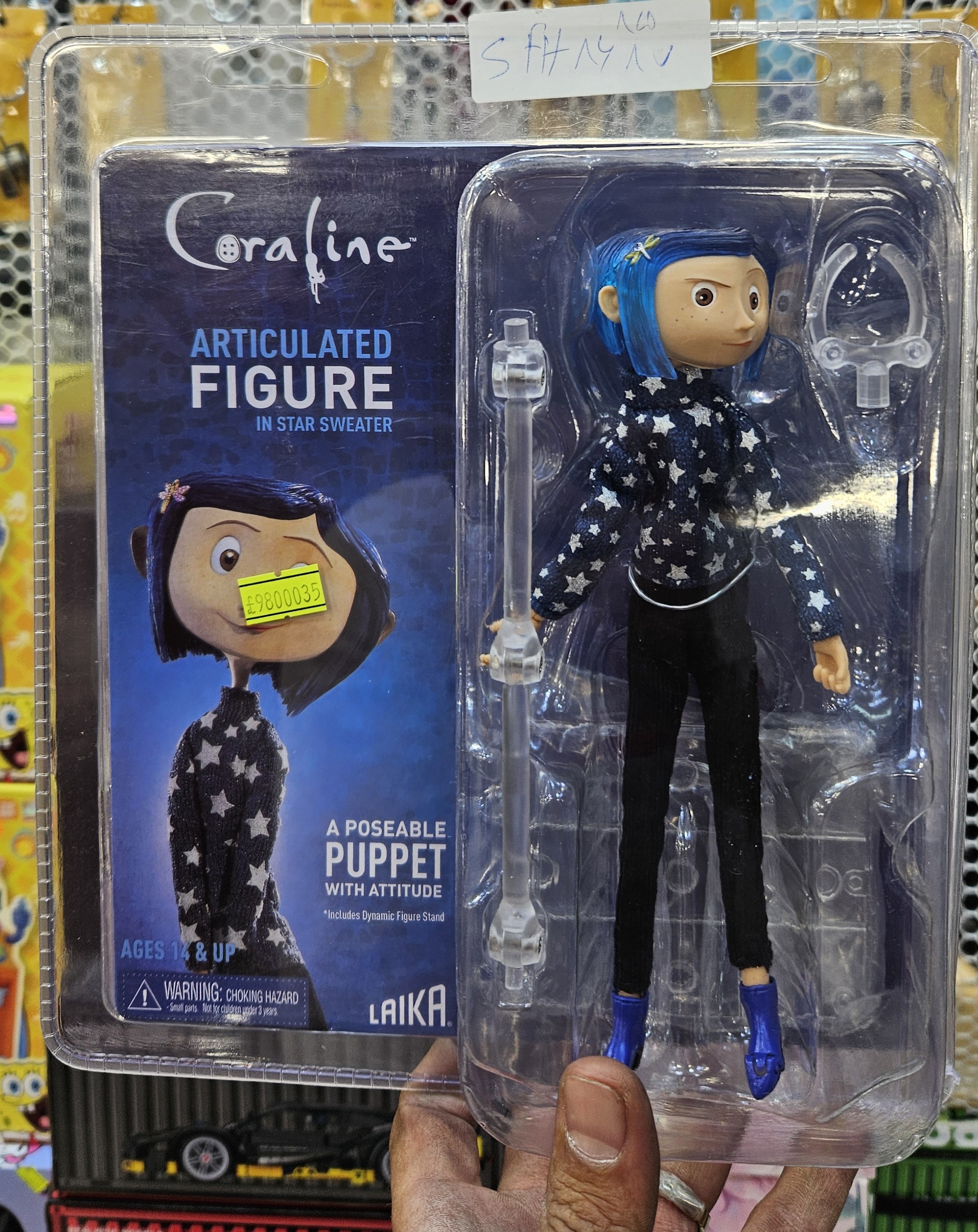 اکشن فیگور کورالین جونز لباس آبی Coraline اورجینال نکا