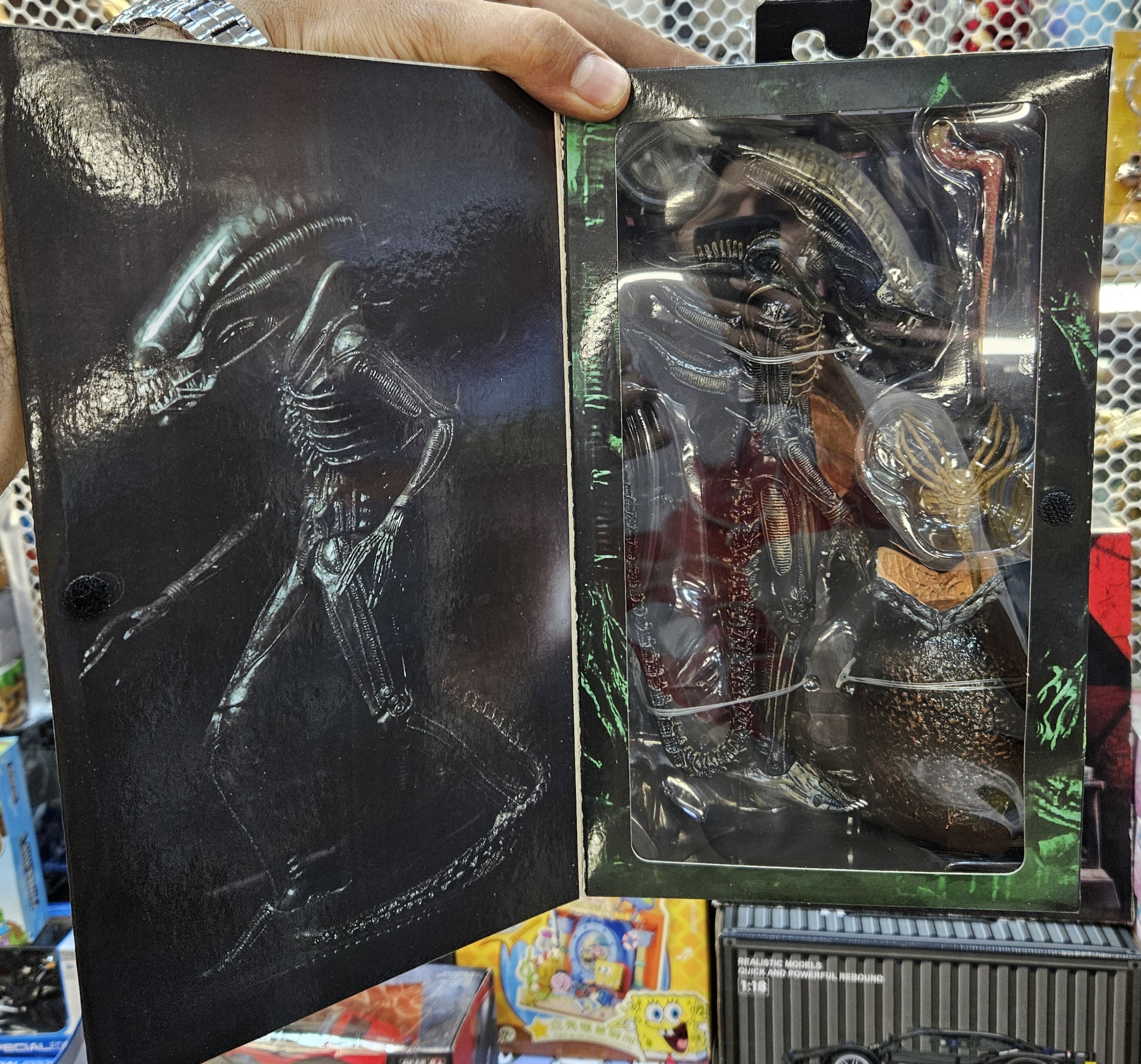 اکشن فیگور الین بیگ چاپ نکا 20 سانت مدل Alien Big Chap Ultimate Edition Neca