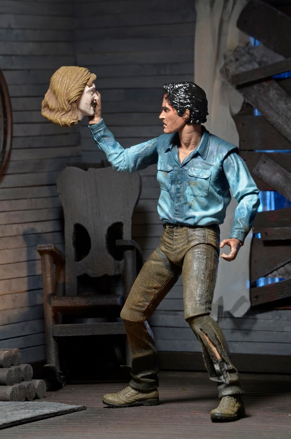 اکشن فیگور اویل دد 2 نکا 18 سانت مدل Evil Dead 2 Dead By Dawn Ultimate Ash Neca