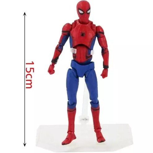 اکشن فیگور اسپایدرمن پیتر مافکس 15 سانت مدل Spiderman Homecoming Mafex