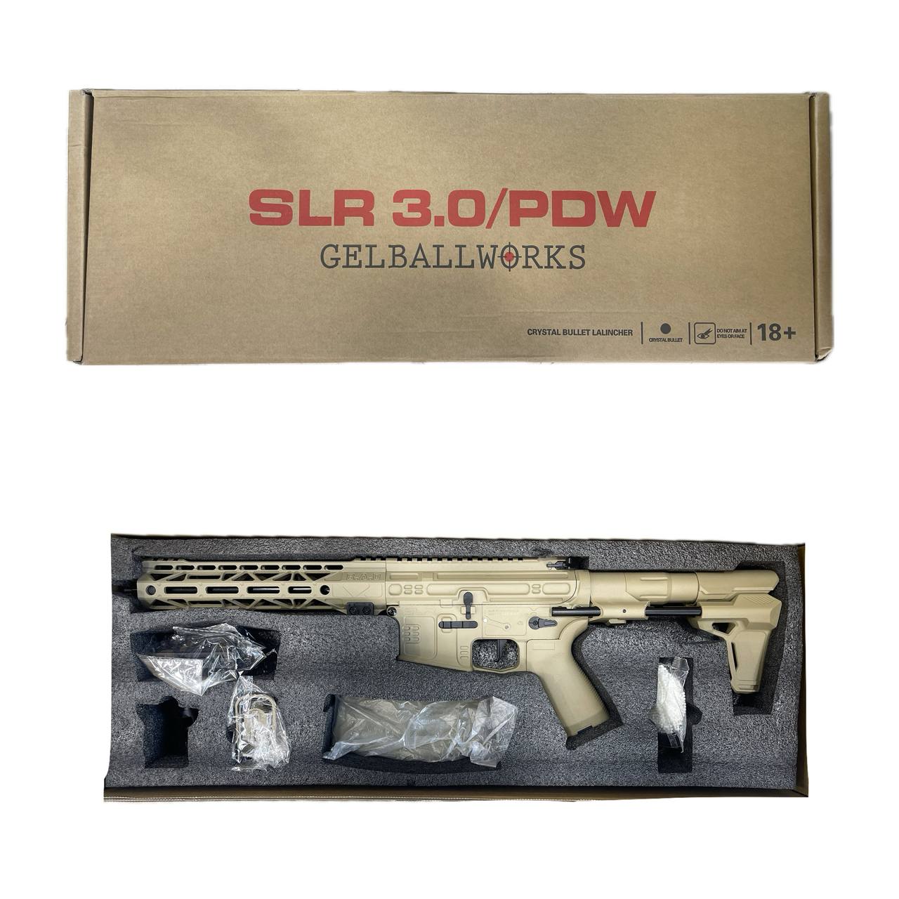 تفنگ تیر ژله ای ام 4 موتور SLR نیمه فلزی سنگین مدل M4 SLR PDW Gel Blaster