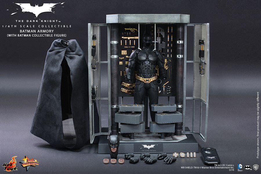 اکشن فیگور بتمن کریستین بیل آرمور هات تویز 1/6 مدل Batman Armory Hot Toys MMS234