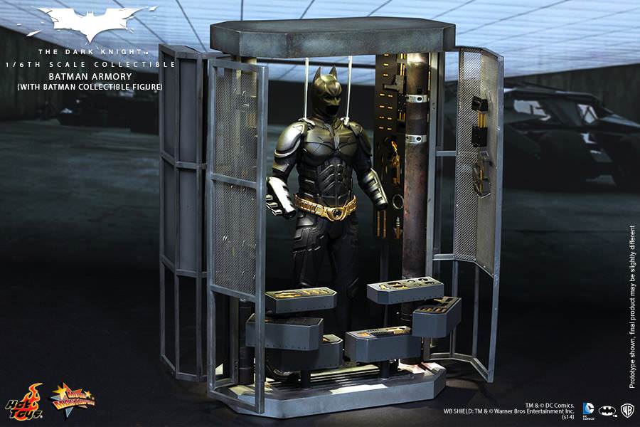 اکشن فیگور بتمن کریستین بیل آرمور هات تویز 1/6 مدل Batman Armory Hot Toys MMS234