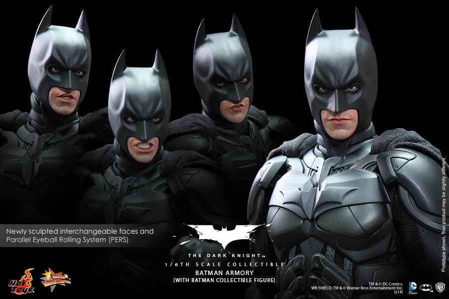 اکشن فیگور بتمن کریستین بیل آرمور هات تویز 1/6 مدل Batman Armory Hot Toys MMS234