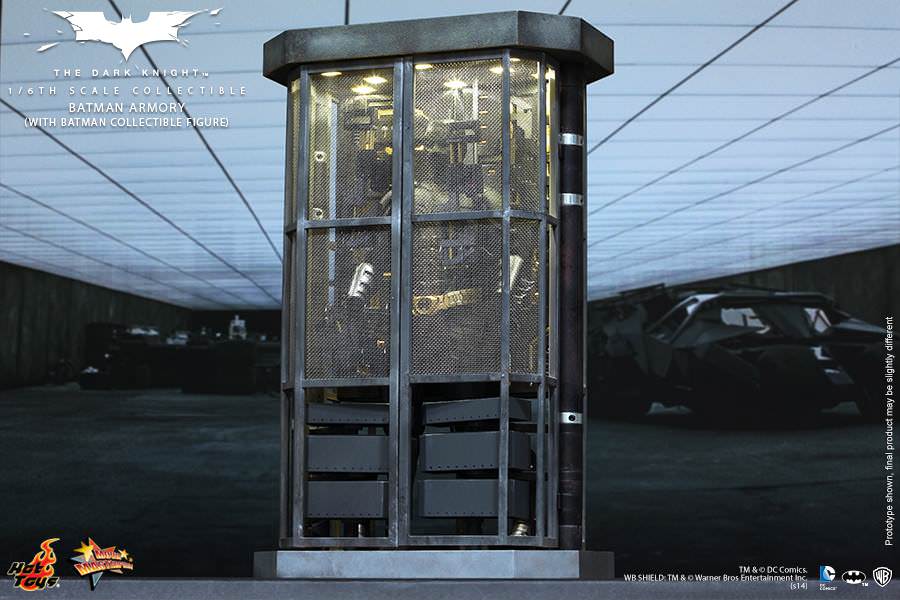 اکشن فیگور بتمن کریستین بیل آرمور هات تویز 1/6 مدل Batman Armory Hot Toys MMS234
