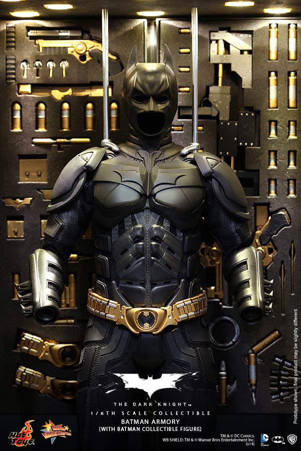 اکشن فیگور بتمن کریستین بیل آرمور هات تویز 1/6 مدل Batman Armory Hot Toys MMS234