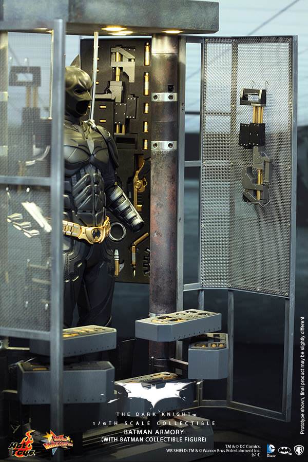اکشن فیگور بتمن کریستین بیل آرمور هات تویز 1/6 مدل Batman Armory Hot Toys MMS234