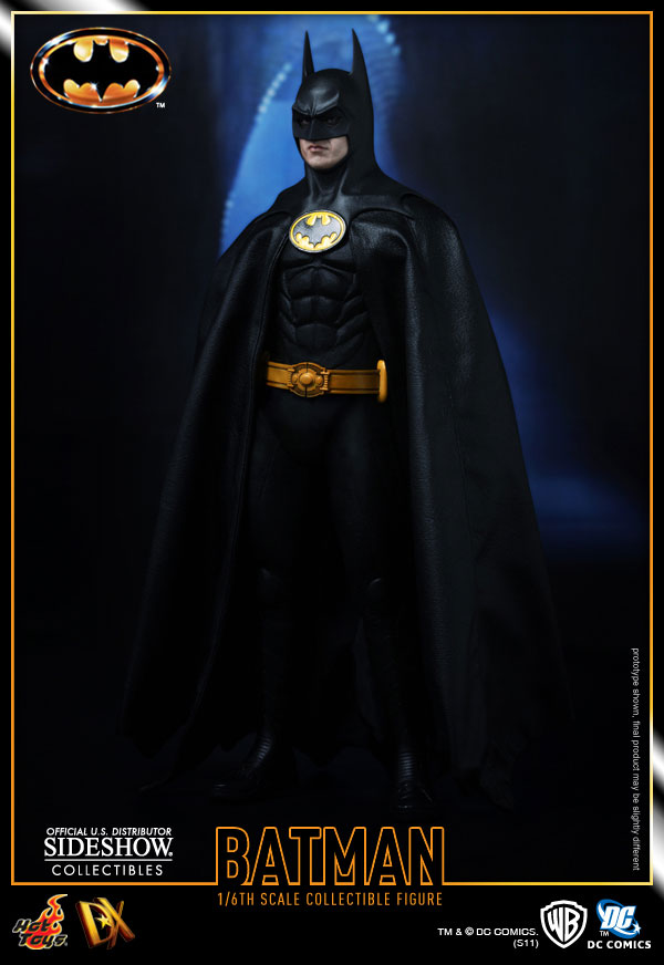 اکشن فیگور بتمن مایکل کیتون هات تویز 1/6 دلوکس مدل Batman Michael Keaton 1989 Hot Toys DX09