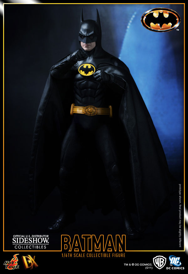 اکشن فیگور بتمن مایکل کیتون هات تویز 1/6 دلوکس مدل Batman Michael Keaton 1989 Hot Toys DX09
