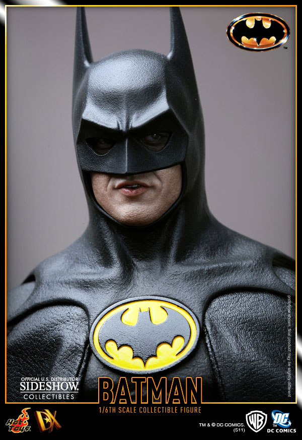 اکشن فیگور بتمن مایکل کیتون هات تویز 1/6 دلوکس مدل Batman Michael Keaton 1989 Hot Toys DX09