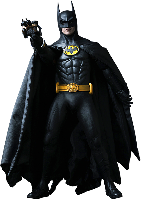 اکشن فیگور بتمن مایکل کیتون هات تویز 1/6 دلوکس مدل Batman Michael Keaton 1989 Hot Toys DX09