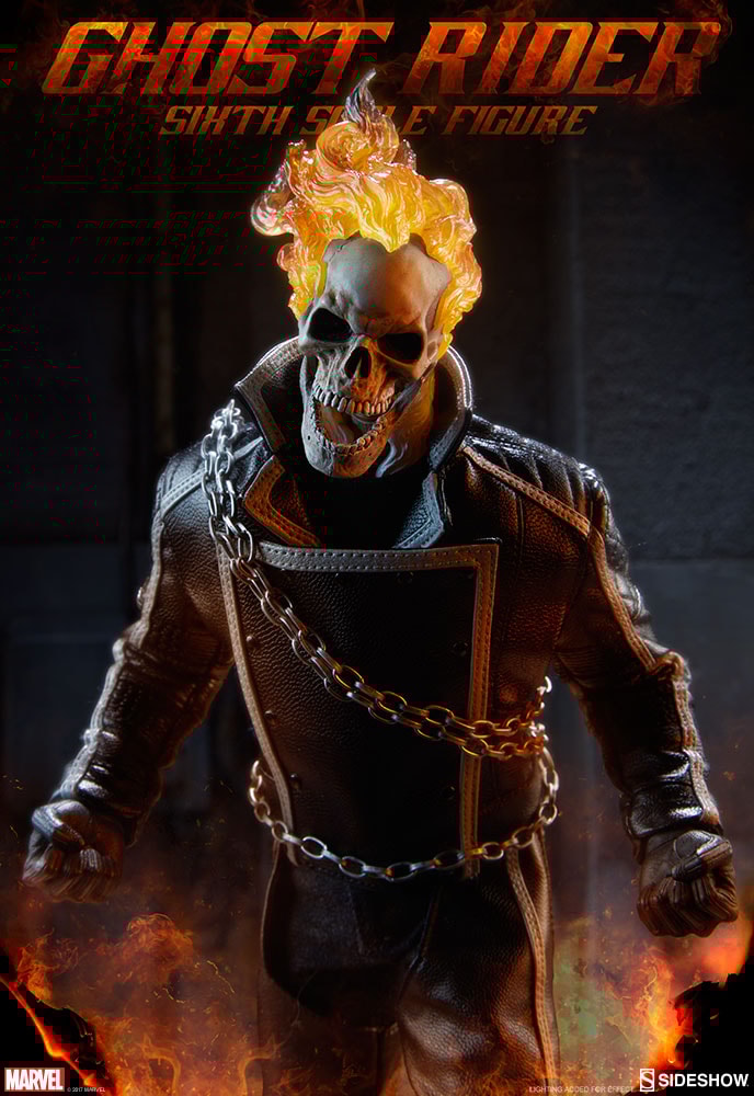 اکشن فیگور گوست‌ رایدر روح سوار سایدشو 1/6 مدل Ghost Rider Side Show