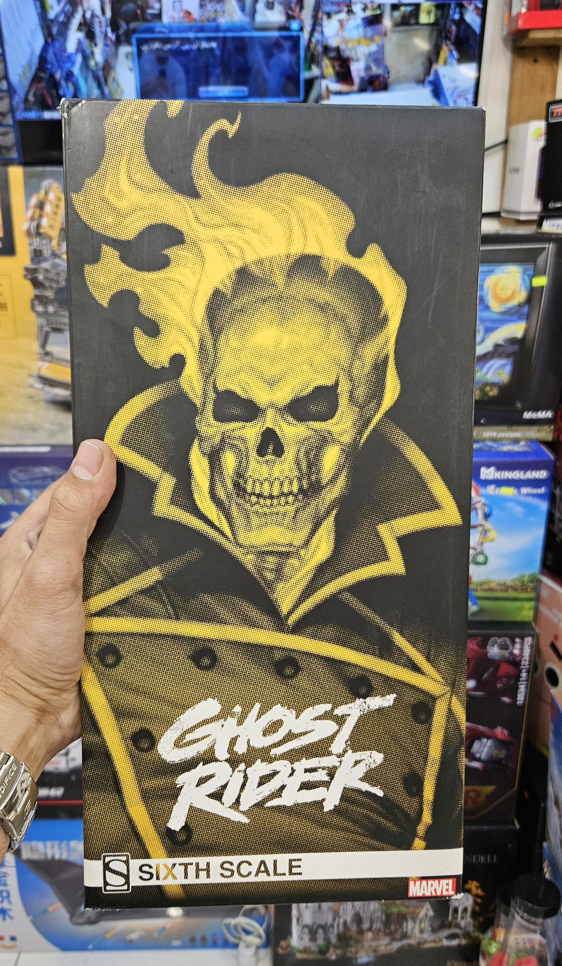 اکشن فیگور گوست‌ رایدر روح سوار سایدشو 1/6 مدل Ghost Rider Side Show