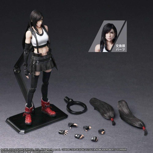 اکشن فیگور تیفا لاکهارت 25 سانت فاینال فانتزی پلی آرتز مدل Tifa Lokhart Final Fantasy VII Playarts