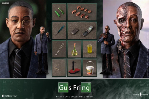 اکشن فیگور گاس فرینگ سریال بریکینگ بد 2 بادی 1/6 مدل Mars Toys Gus Fring Mat010