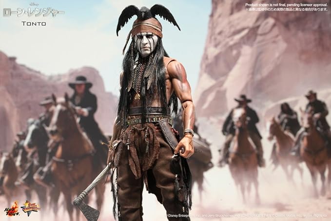 اکشن فیگور کلاغ جانی دپ رنجر تنها هات تویز 1/6 مدل The Lone Ranger Tonto Hot Toys MMS217