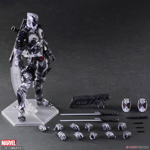 اکشن فیگور ددپول پلی آرتز نسخه لیمیتد کالر 1/6 مدل Deadpool Limited Color Play Arts