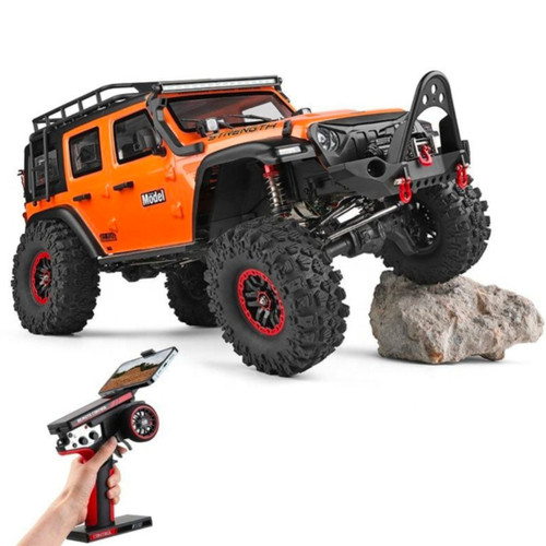 ماشین کنترلی آفرود جیپ صخره نورد با قابلیت نصب وینچ مقیاس 1/10 مدل Wltoys 104010