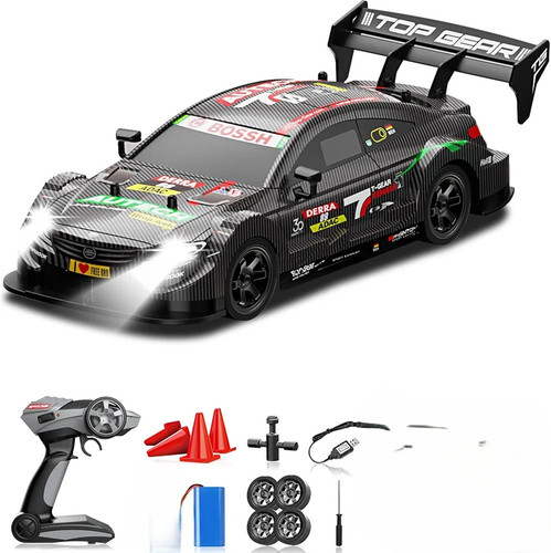 ماشین کنترلی دریفت مرسدس بنز سی کلاس با لاستیک زاپاس و موانع مدل 199A