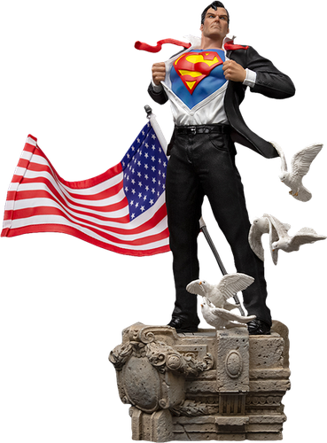 فیگور سوپرمن کلارک کنت آیرون استودیوز مدل Superman Clark Kent Deluxe Iron Studios 1/10
