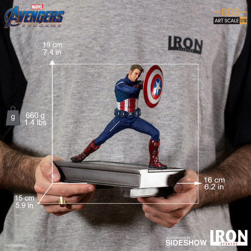 فیگور کاپیتان آمریکا انتقام جویان آیرون استودیوز مدل Capitan America Avengers Endgame Iron Studios 1/10