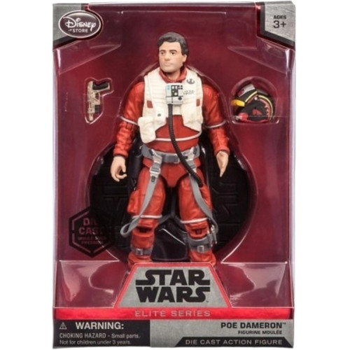 اکشن فیگور پودامرون استاروارز مدل دیزنی اورجینال 18 سانت Poe Dameron Star Wars Die Cast