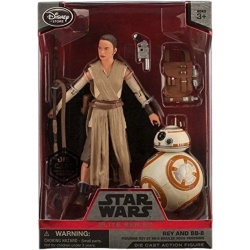 اکشن فیگور ری و بی بی 8 استاروارز مدل دیزنی اورجینال 18 سانت Rey & BB 8 Star Wars Die Cast