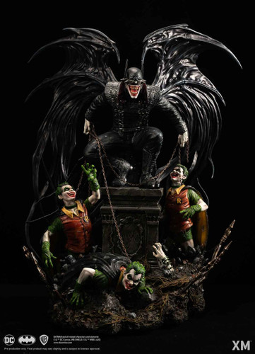 فیگور بتمن هولفز دارک نایت لیمیتد نسخه 661 ایکس ام مدل The Batman Who Laughs Dark Nights 1/4