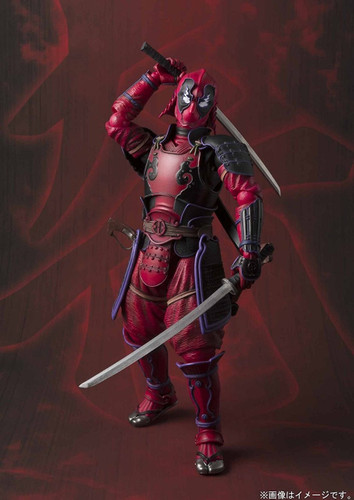 اکشن فیگور ددپول سامورائی طرح بندای مدل Kabukimono Deadpool