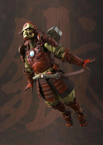اکشن فیگور آیرون من سامورائی طرح بندای مدل Koutetsu Samurai Ironman Mk3