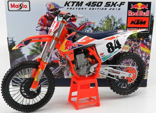 ماکت موتور کی تی ام 450 اس ایکس اف مایستو مقیاس 1/6 مدل Maisto KTM 450 SX-F 1/6