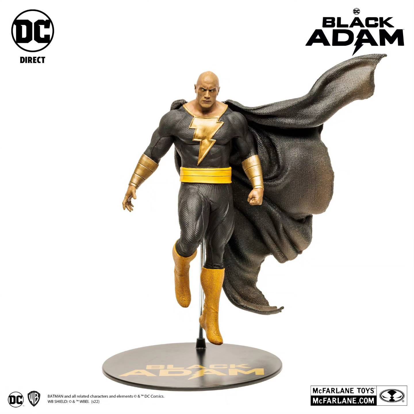 فیگور 30 سانت بلک آدام برند مک فارلن مدل McFarlane Toys Black Adam DC Direct