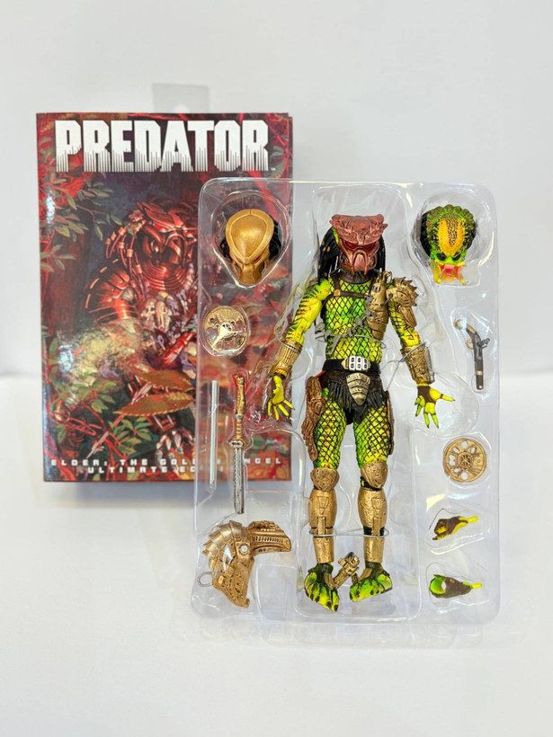 اکشن فیگور پردیتور گلدن آنجل نسخه 1718 کامیک استوری نکا مدل Neca Predator Elder: The Golden Angel Ultimate Edition