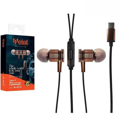 هندزفری سیمی تایپ سی ویلوت مدل Welot Wire Headphone W-EC57