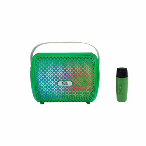 اسپیکر بی سیم قابل حمل همراه میکروفن سینگ ای مدل Sing-e Wireless Speaker ZQS1482