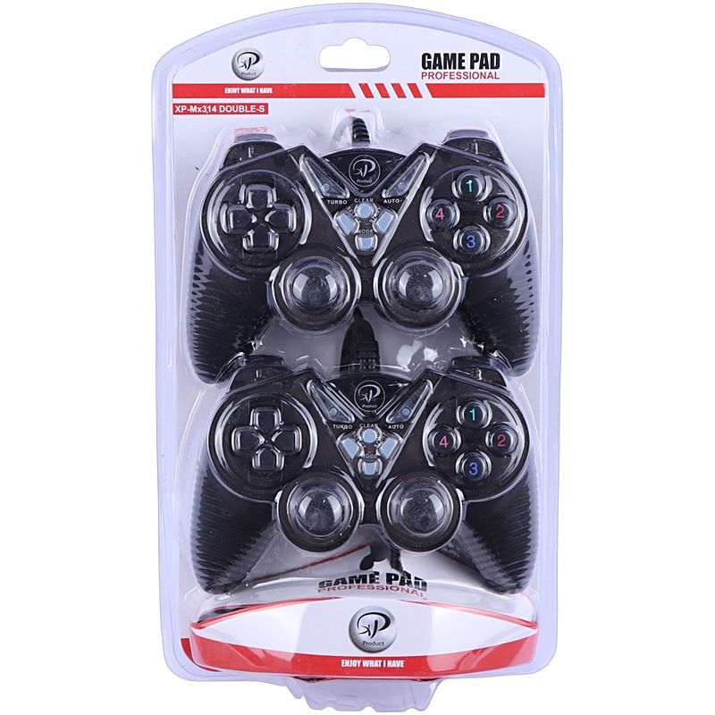 پک 2 عددی دسته بازی سیمی ایکس پی پروداکت مدل XP product Wire Double Gamepad Mx314 DOUBLE-S