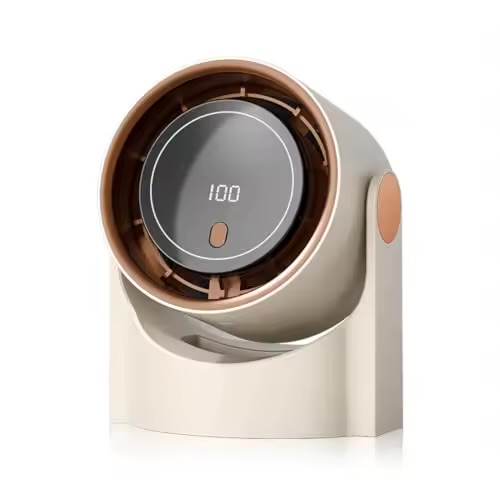 پنکه شارژی رومیزی مدل Desktop Fan BEIGE