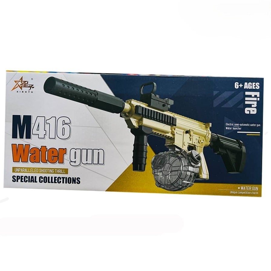 تفنگ آبپاش مخزن دار M416 شارژی مدل Y4