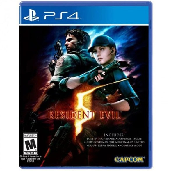 دیسک بازی رزیدنت اویل 5 برای Ps4 مدل Resident Evil 5 Ps4