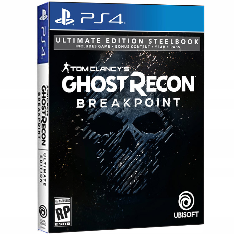 استیل بوک همراه دیسک بازی گوست ریکون بریک پوینت برای Ps4 مدل Ghost Recon Break Point Steelbook Ps4