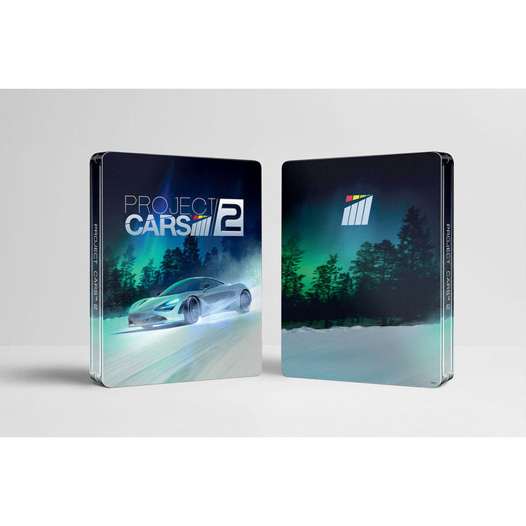 استیل بوک همراه دیسک بازی پراجکت کارز 2 برای Ps4 مدل Project Cars 2 Steelbook Ps4