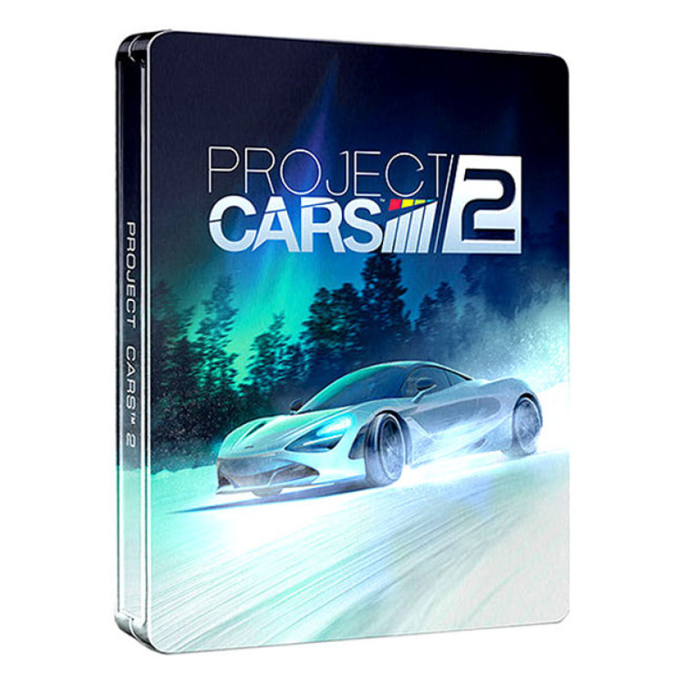 استیل بوک همراه دیسک بازی پراجکت کارز 2 برای Ps4 مدل Project Cars 2 Steelbook Ps4