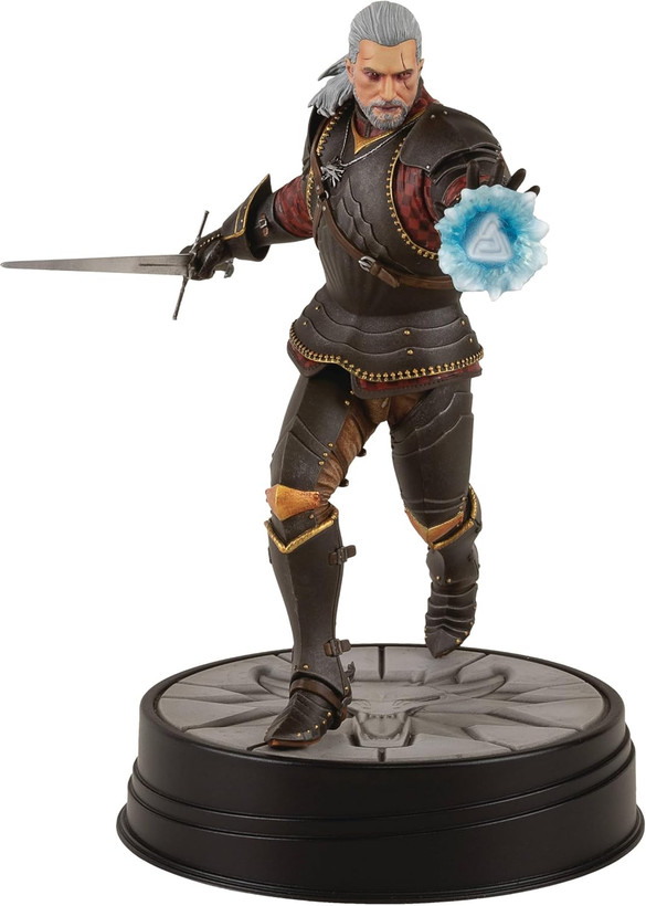 فیگور گرالت از بازی ویچر 3 وایلد هانت برند دارک هورس مدل Dark Hours Geralt Toussaint Tourney Armor Witcher 3 Wild Hunt