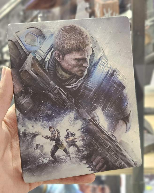 استیل بوک همراه دیسک بازی گیرز اف وار 4 برای XBox One مدل Gears Of Wars 4 Steelbook XBox One