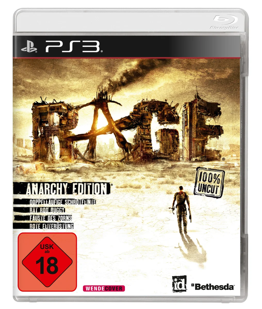 استیل بوک همراه دیسک بازی ریج برای Ps3 مدل Rage Ps3 Steelbook