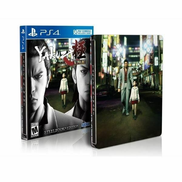 استیل بوک همراه دیسک بازی یاکوزا کیوامی برای Ps4 مدل Yakuza Kiwami Steelbook Ps4