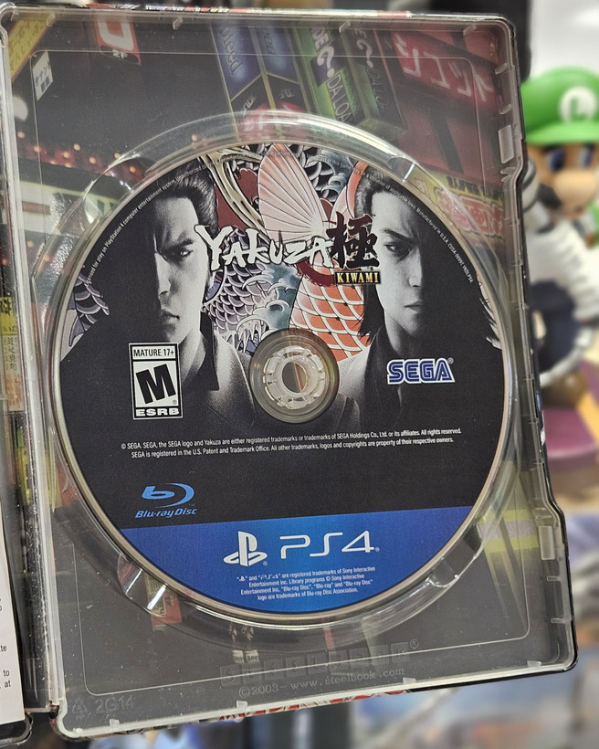 استیل بوک همراه دیسک بازی یاکوزا کیوامی برای Ps4 مدل Yakuza Kiwami Steelbook Ps4